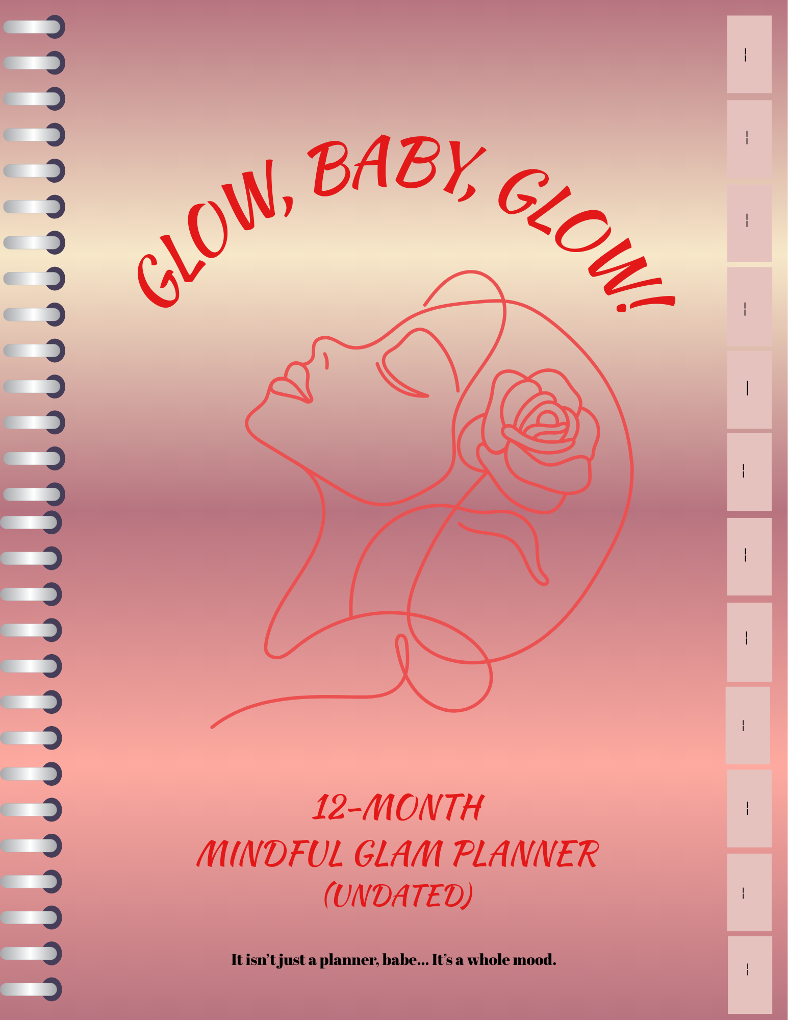 12-Month Mindful Glam Planner