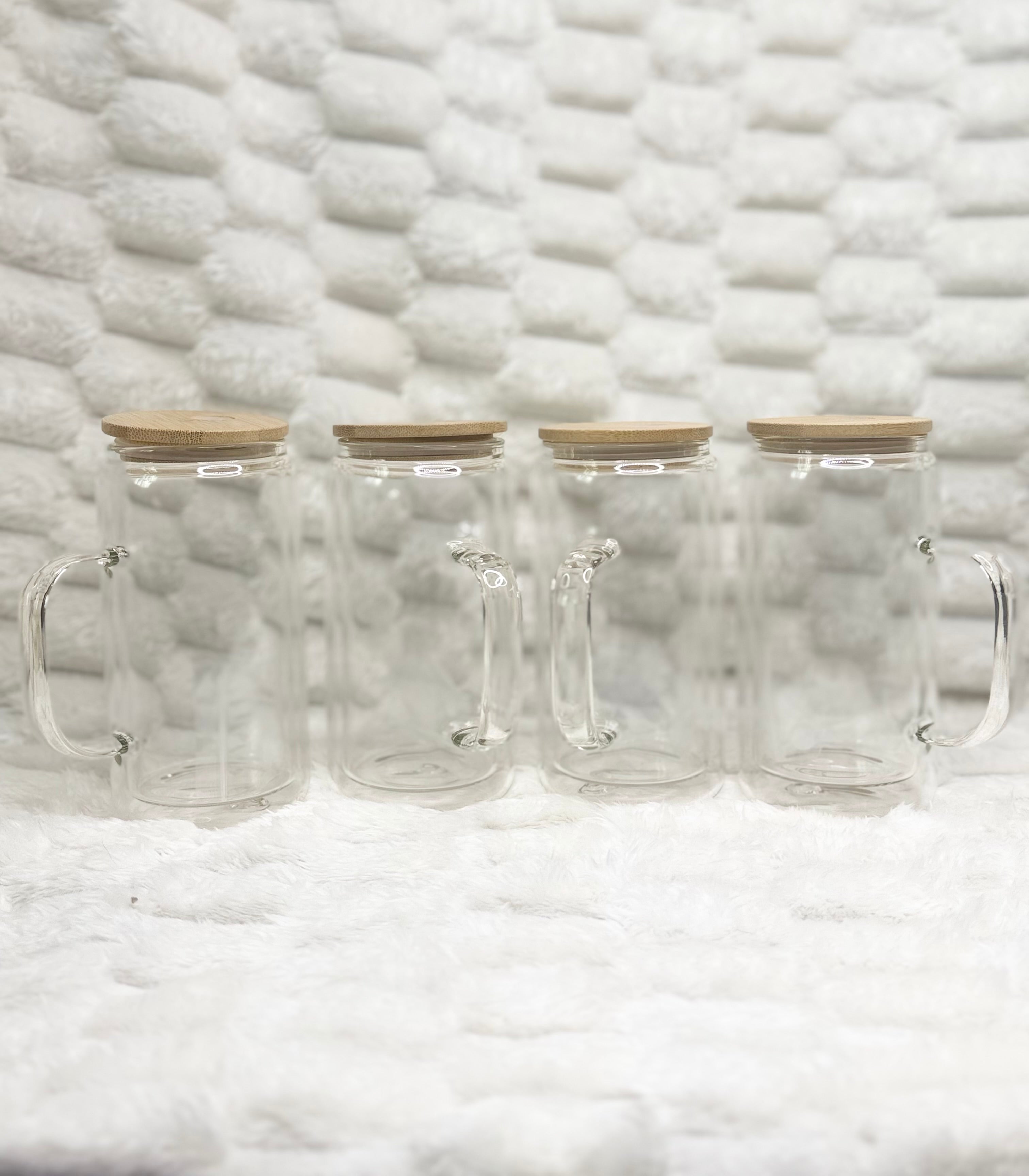 16 Oz. Glass Snow Globe Mug