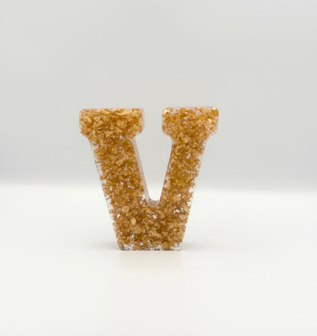 Gilded Glam Letters