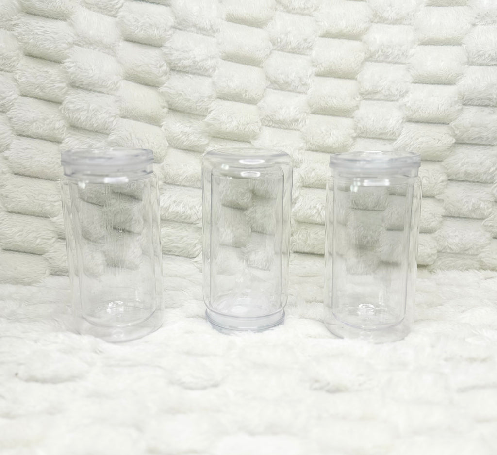 16 Oz. Acrylic Snow Globe Tumbler
