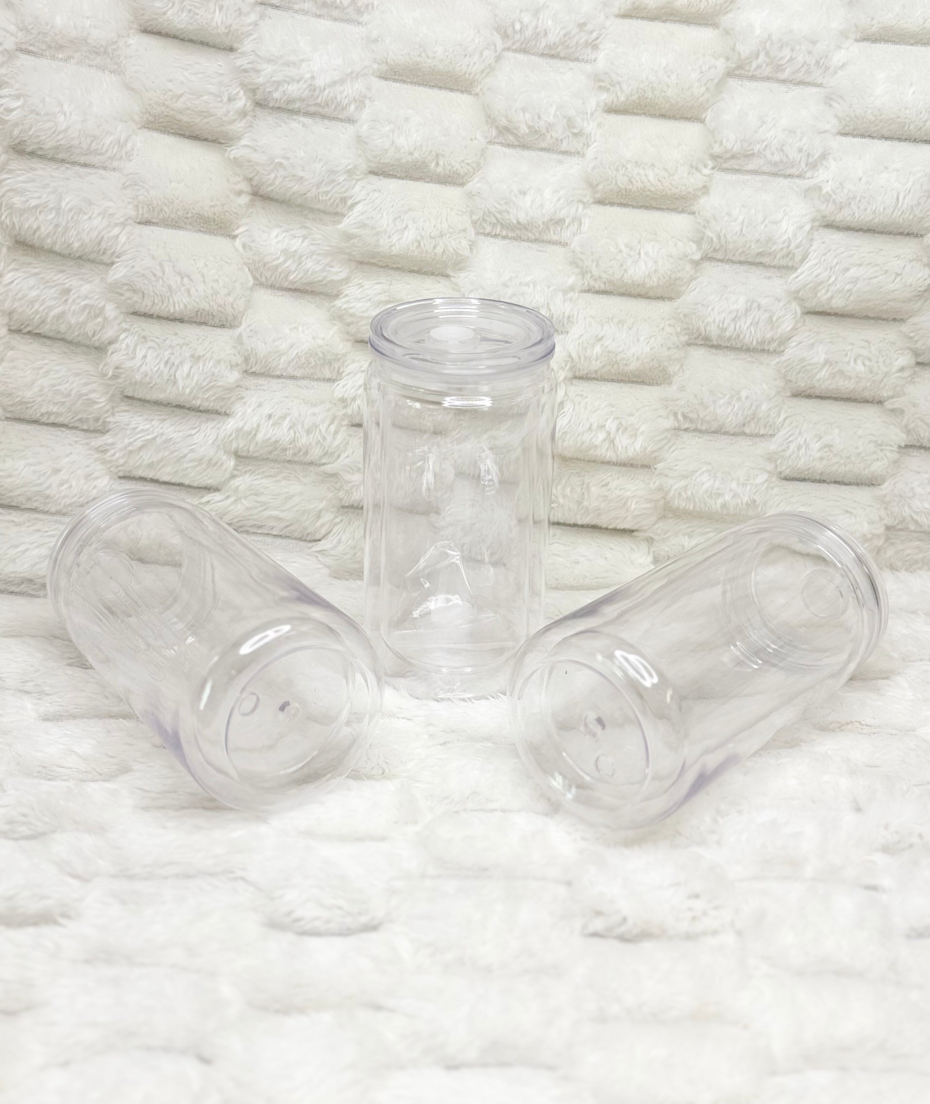 16 Oz. Acrylic Snow Globe Tumbler