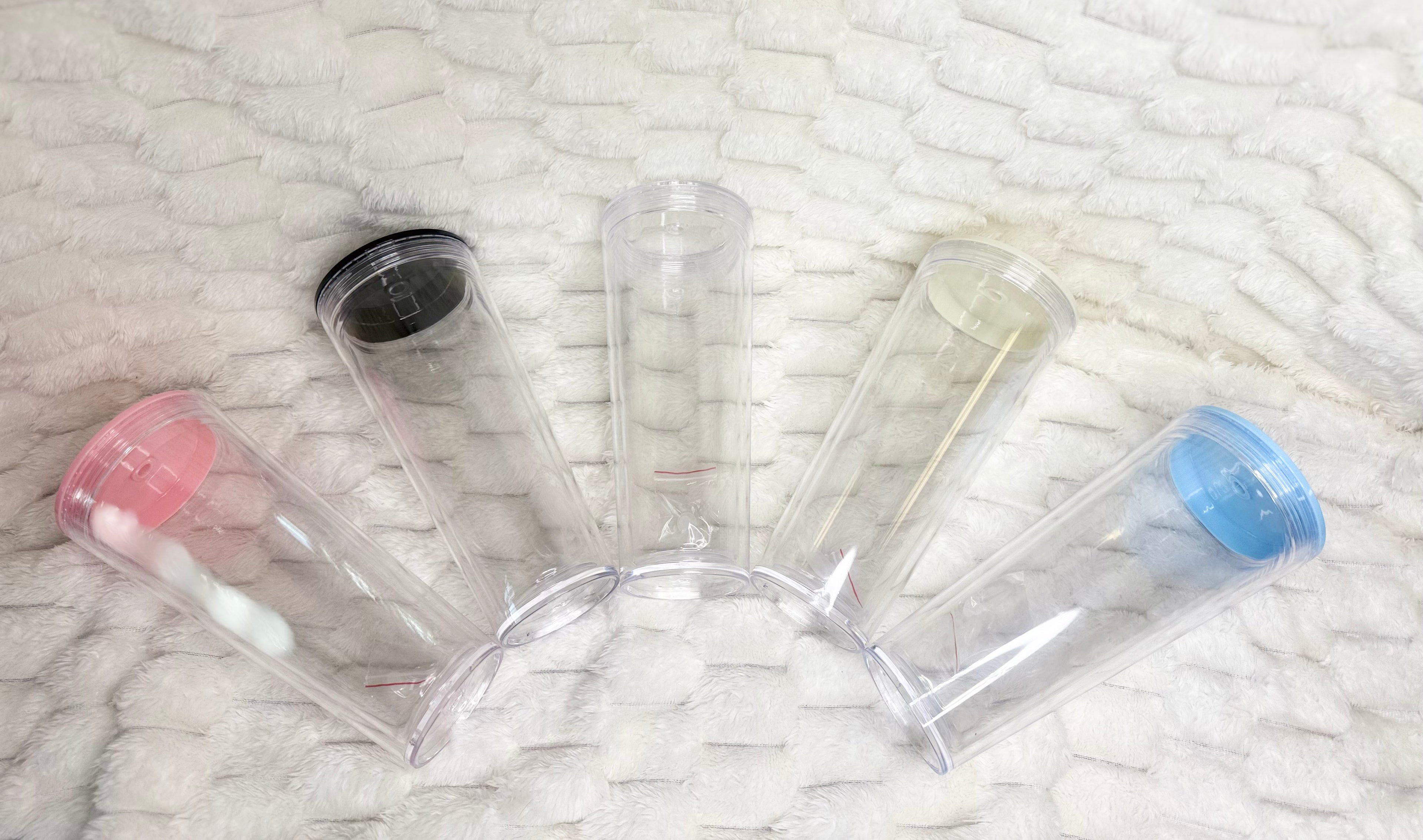 24 Oz. Acrylic Snow Globe Tumbler