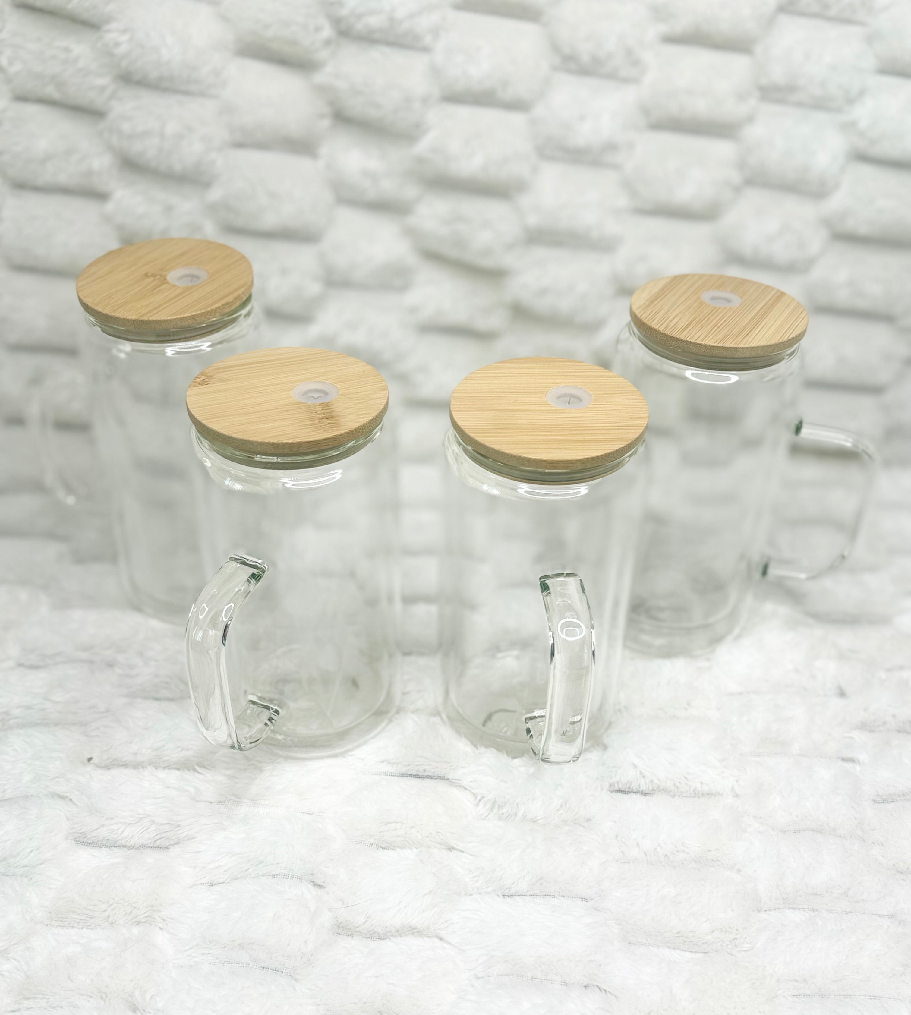 16 Oz. Glass Snow Globe Mug