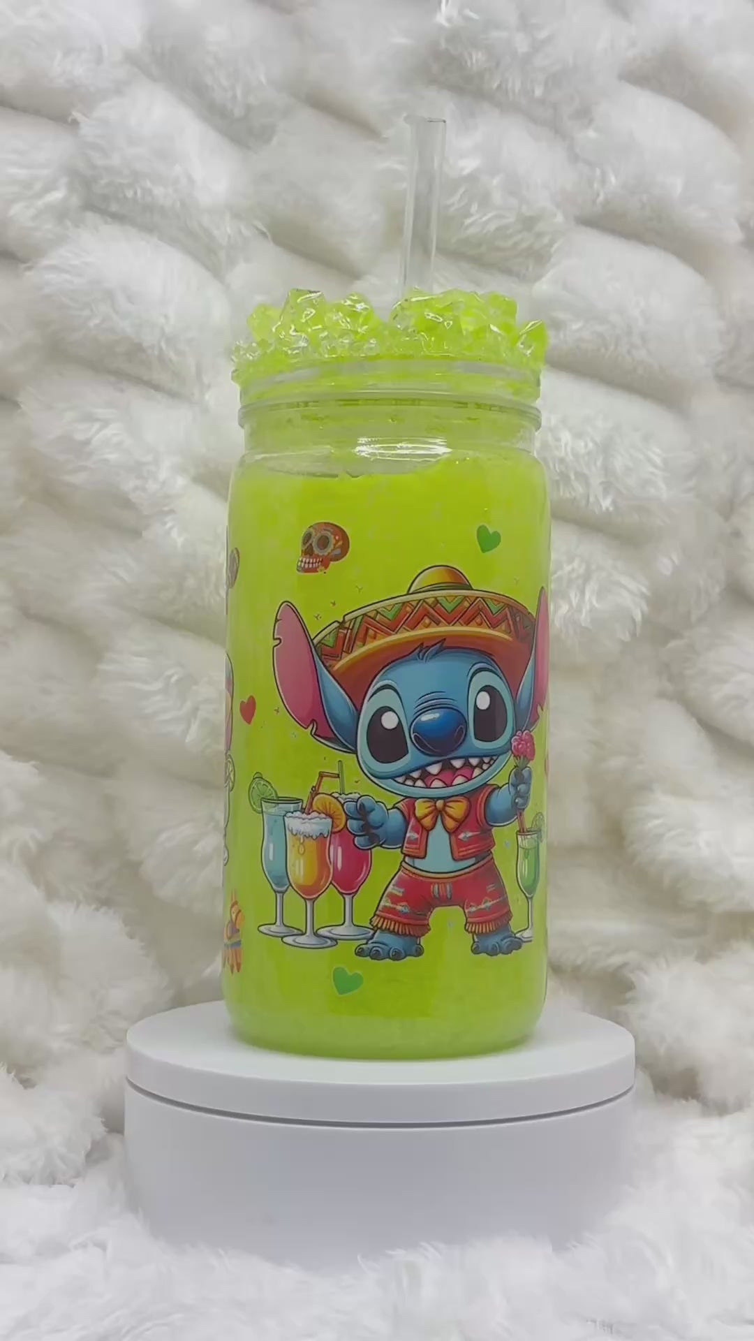 16 oz. Stitch Margarita Slushie Cup with Matching Lid