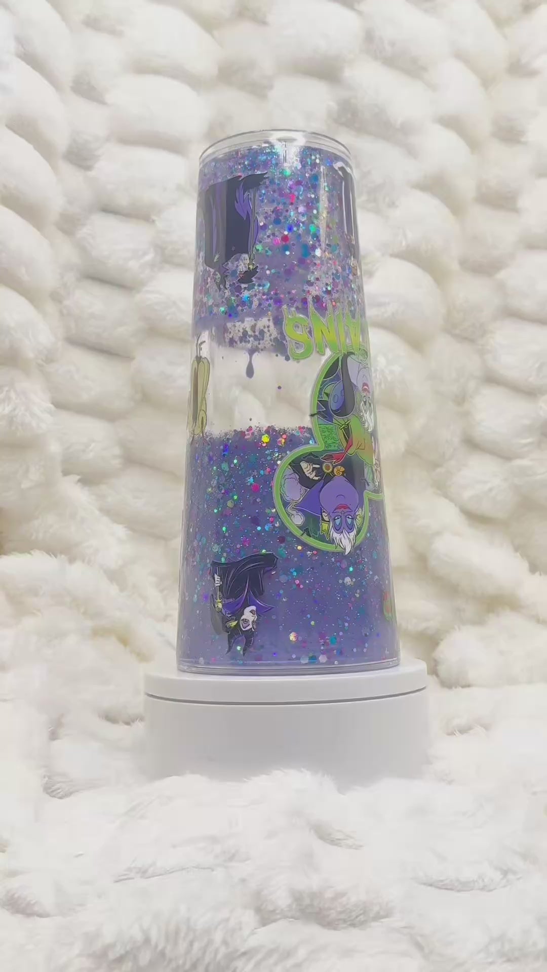 24 oz. Disney Villainistas Lava Snow Globe Tumbler